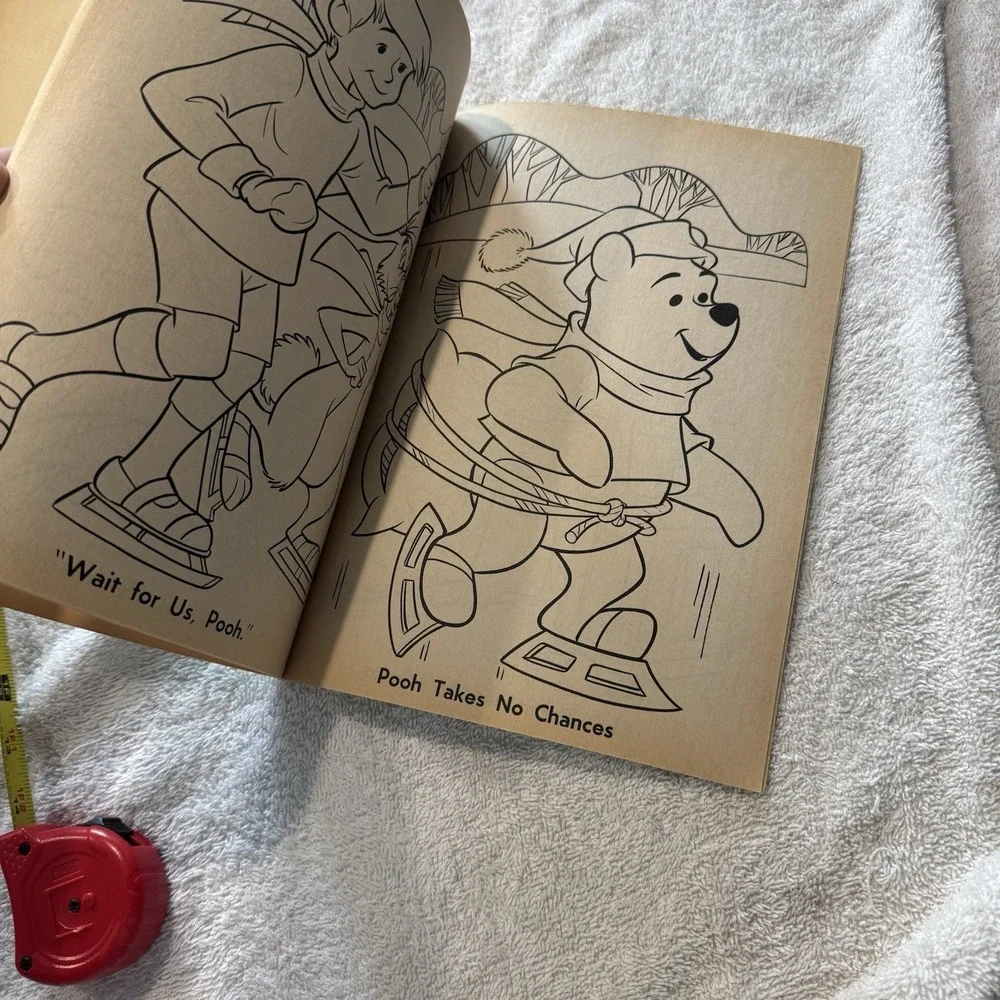 Vintage 1978 Walt Disney Winnie the Pooh Coloring Book Merrigold Press Unused